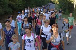 Požeški hodočasnici na putu do Voćina
