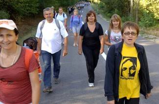 Požeški hodočasnici na putu do Voćina