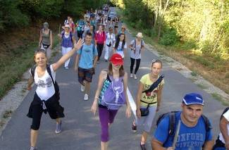 Požeški hodočasnici na putu do Voćina