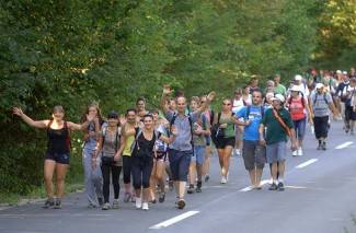 Požeški hodočasnici na putu do Voćina