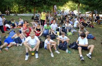 Požeški hodočasnici na putu do Voćina