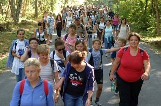 Požeški hodočasnici na putu do Voćina