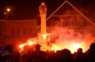 Požega: Doček Nove godine na Trgu Sv. Trojstva