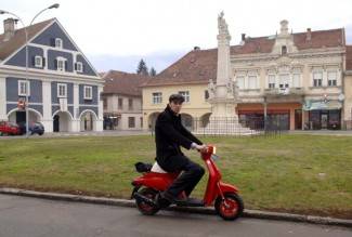 Požežanin starom Vespom krenuo za Vukovar