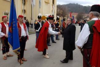 Grgurevo u Požegi: Mimohod povijesnih postrojbi