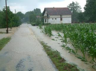 Poplava u Donjem Čagliću i Kovačevcu