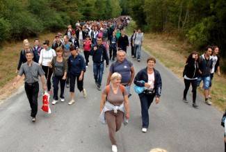 Tisuće vjernika na hodočašću prema Voćinu