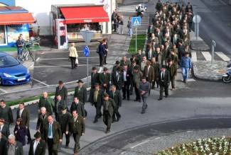 Požega: Lovački mimohod na Dan sv. Huberta