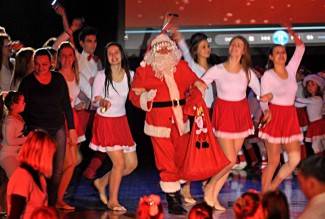 Noć svjetla: Plesni doček Djeda Božićnjaka u Grabriku