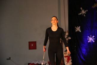 Pleterničke mažoretkinje priredile doček Djedu Božićnjaku