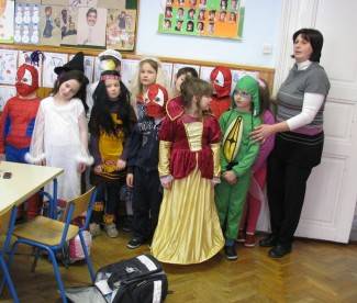 Požega: Maškare u Kanižlićevoj školi