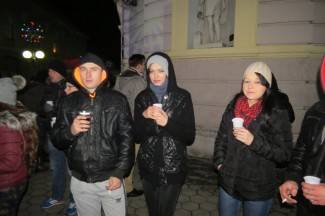 Doček Nove godine na otvorenom u Požegi i Pleternici