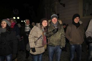 Doček Nove godine na otvorenom u Požegi i Pleternici