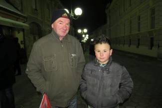 Doček Nove godine na otvorenom u Požegi i Pleternici