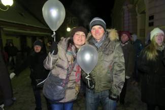 Doček Nove godine na otvorenom u Požegi i Pleternici