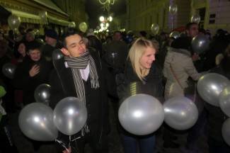 Doček Nove godine na otvorenom u Požegi i Pleternici