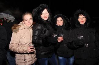 Doček Nove godine na otvorenom u Požegi i Pleternici