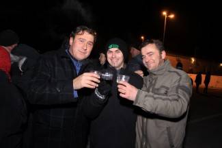 Doček Nove godine na otvorenom u Požegi i Pleternici