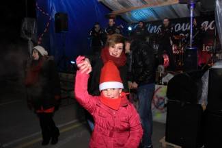 Doček Nove godine na otvorenom u Požegi i Pleternici